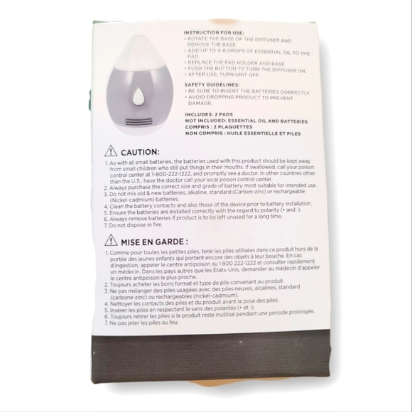 NIB| BPure Waterless Aromatherapy Diffuser - Picture 3 of 5